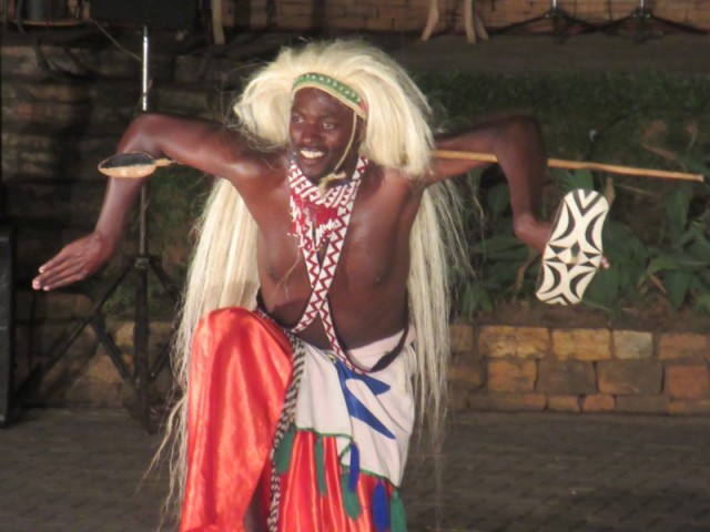 One of the traditional dancers at the Kempala Ndere Cultural Centre show. It was an excellent night out.